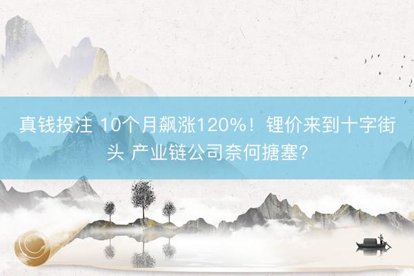真钱投注 10个月飙涨120%！锂价来到十字街头 产业链公司奈何搪塞？